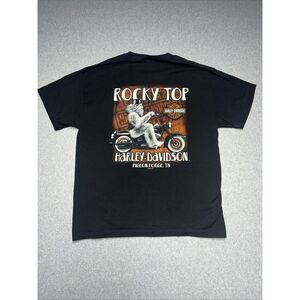 Harley Davidson Bigfoot Rocky Top Pigeon Forge Tennessee Men's Shirt‎ Large
